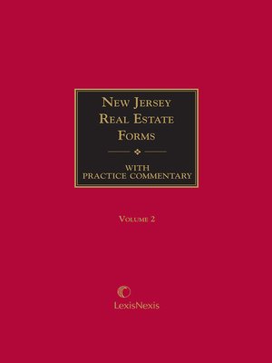 cover image of New Jersey Real Estate Forms